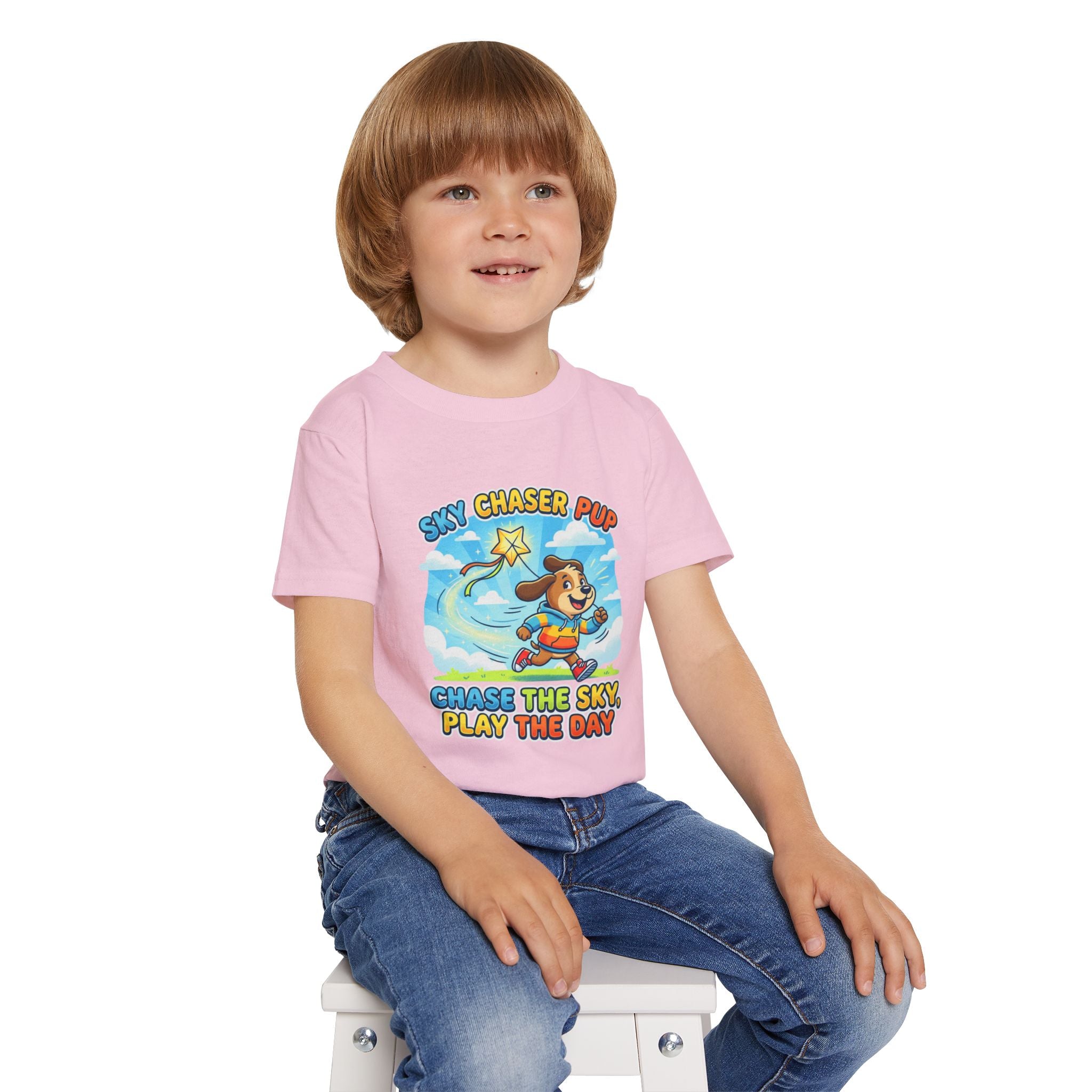 Sky Chaser Pup Kids Tee – Play the Day