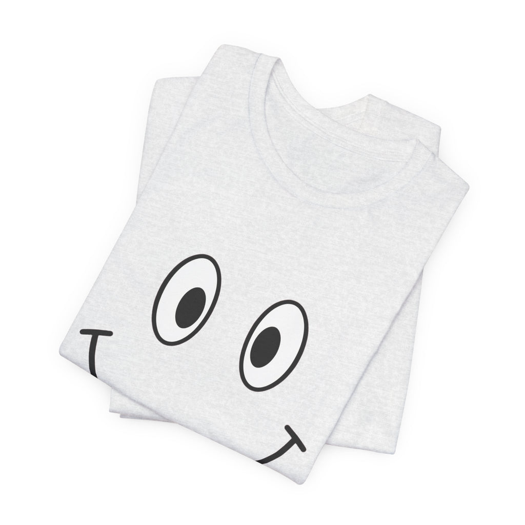 Unisex Jersey Short Sleeve Tee | Smile — a shirt that radiates positivity.