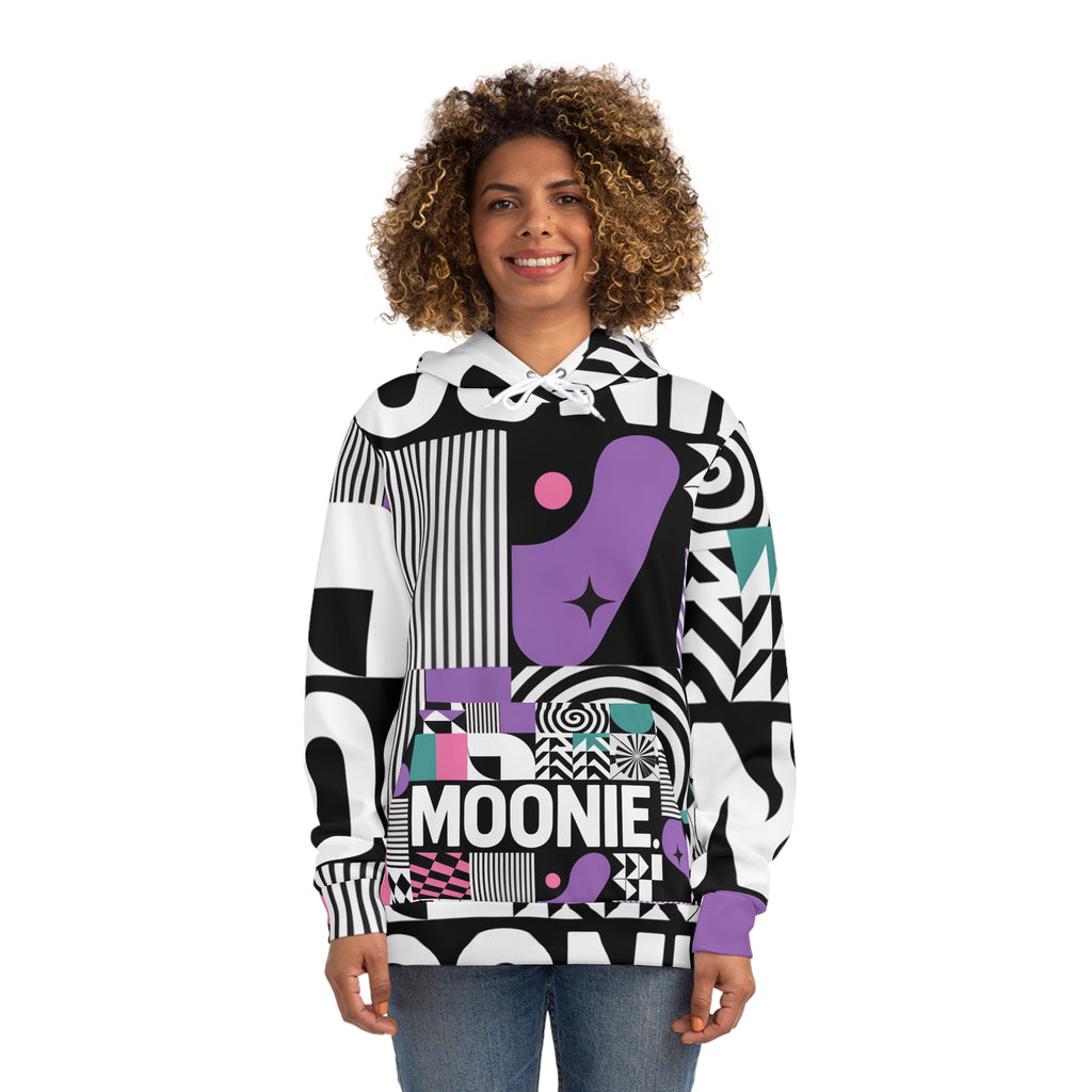 Moonie Illusion Fashion Hoodie — Stylish Graphics