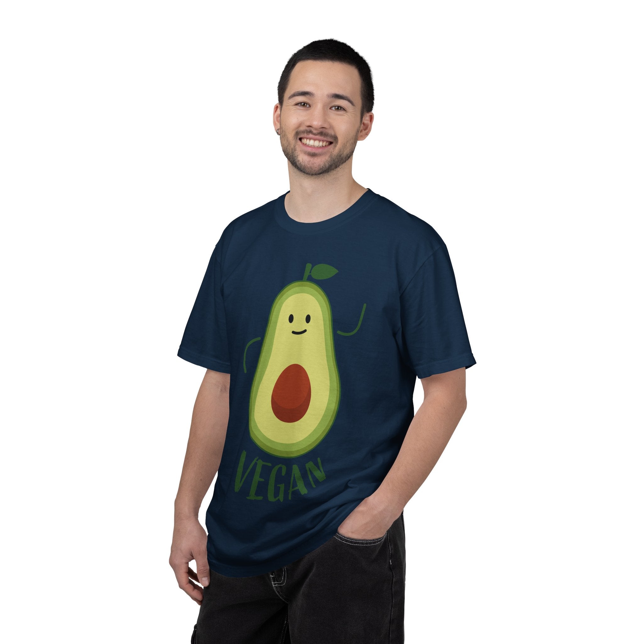 Avocado Anime Unisex T‑Shirt – Vegan Cotton, Relaxed Fit