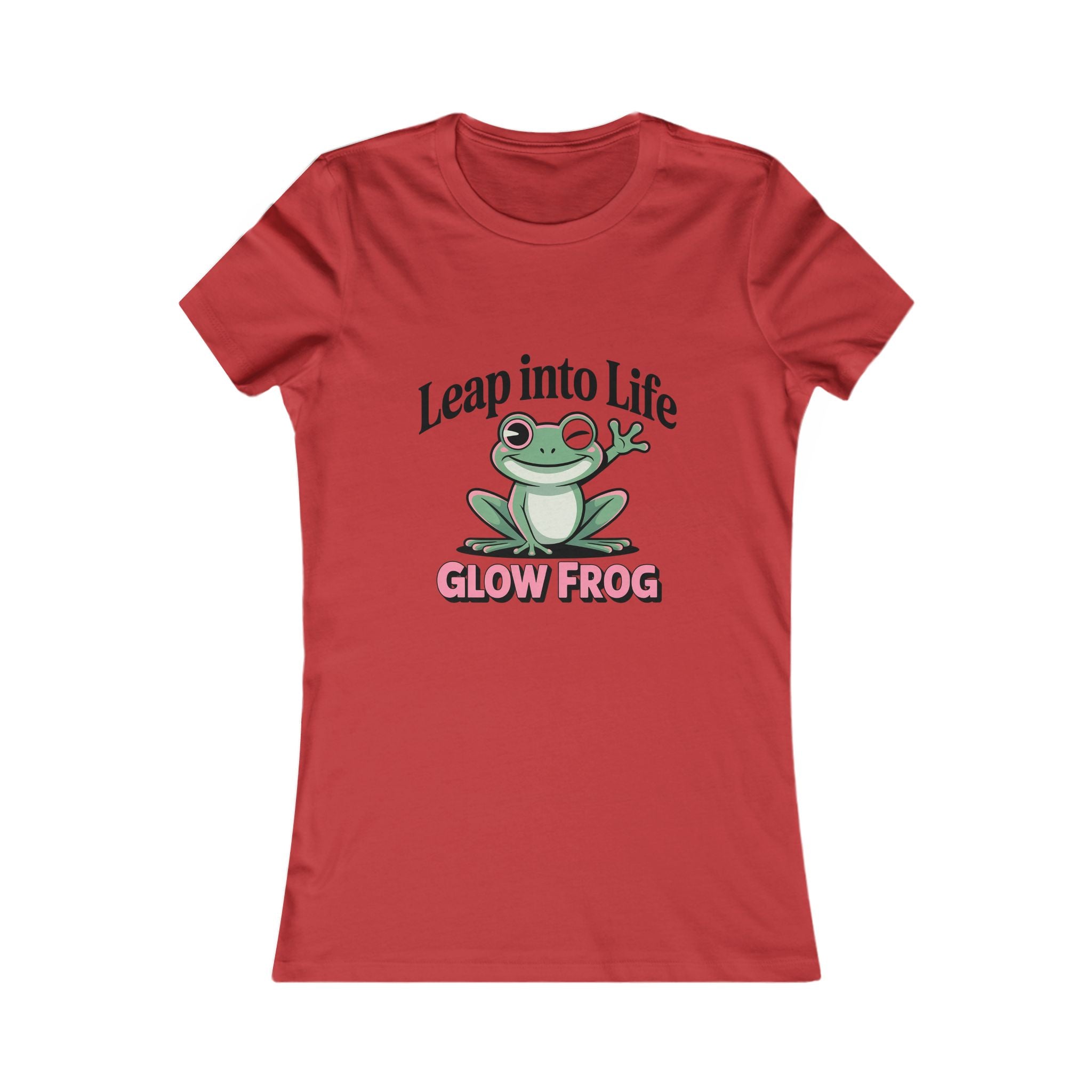 Glow Frog Women’s Tee – Leap Into Life