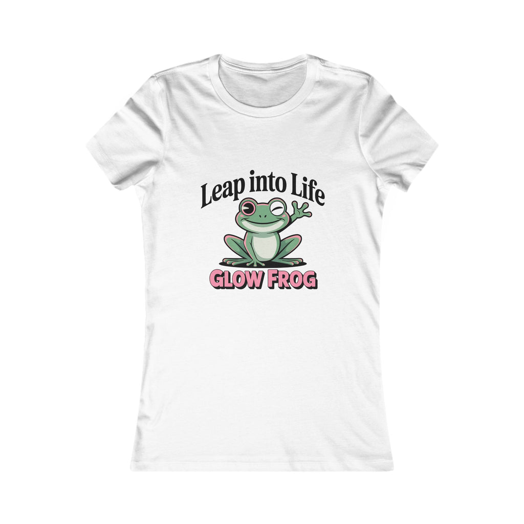 Glow Frog Women’s Tee – Leap Into Life
