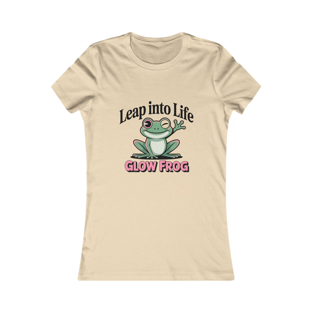 Glow Frog Women’s Tee – Leap Into Life