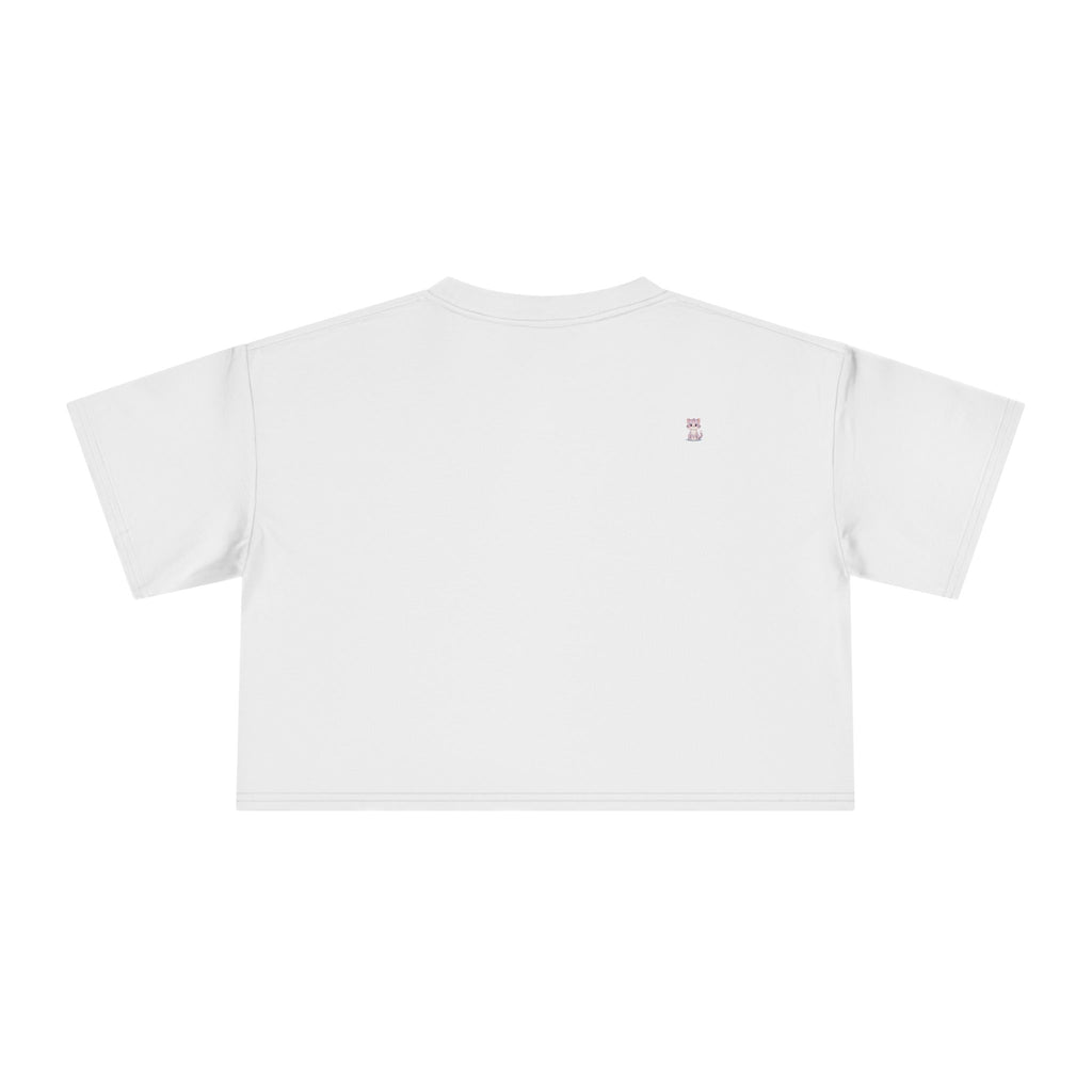 Women’s Crop Tee – Solid Elegance