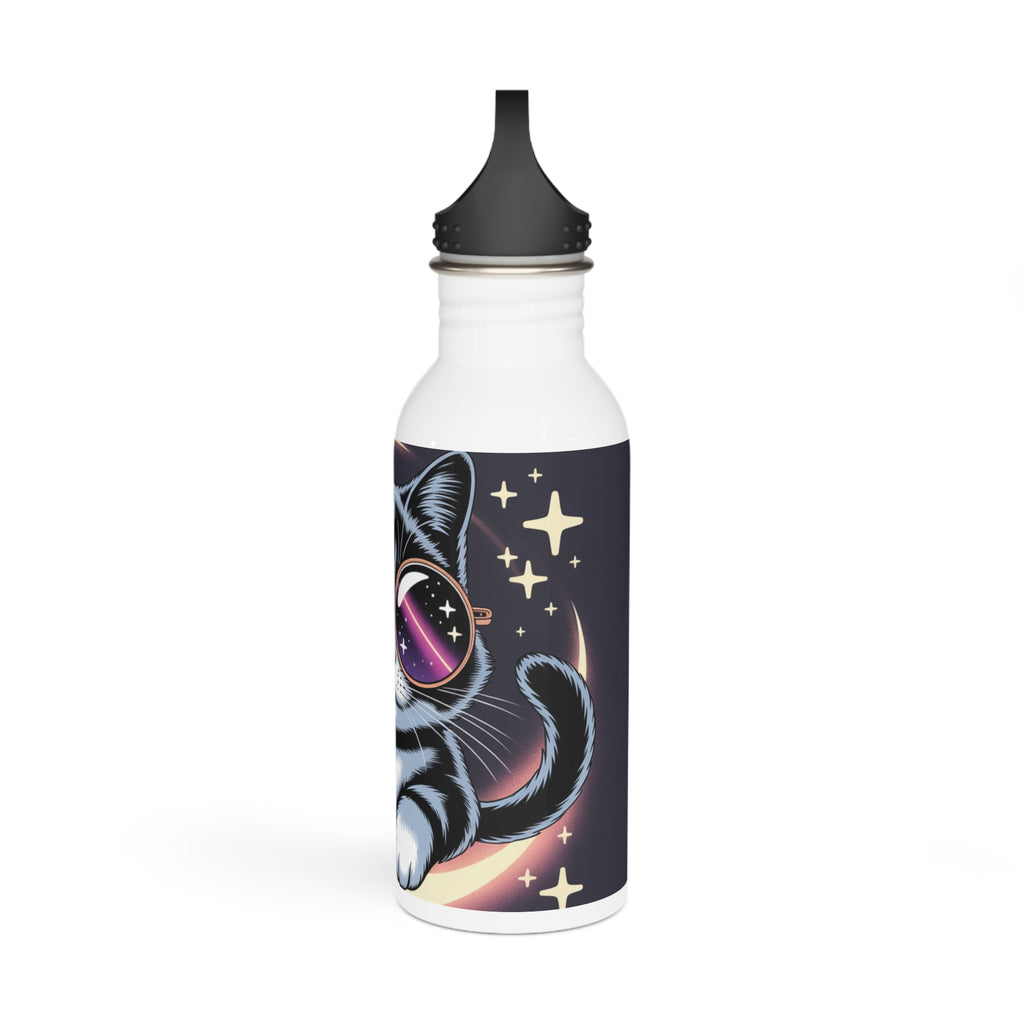 Cosmic Cat Stainless Steel Water Bottle