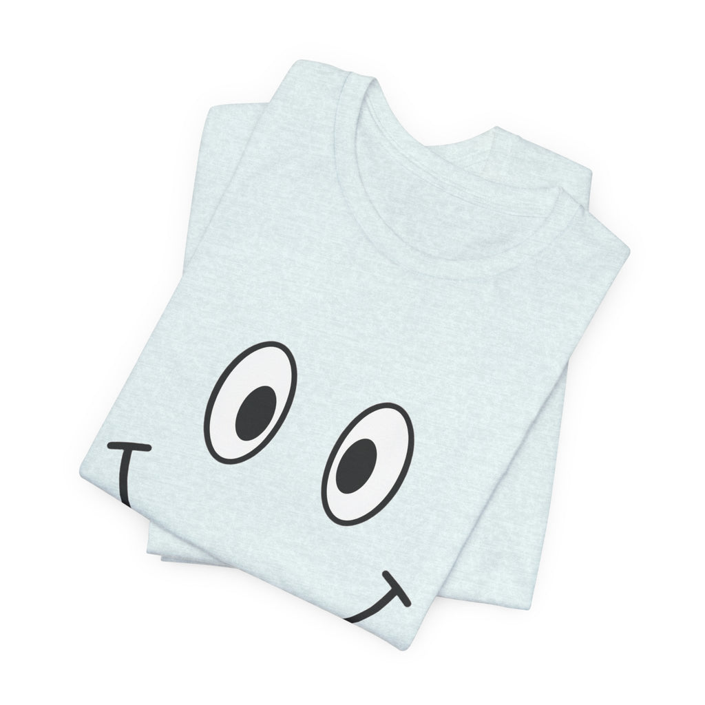 Unisex Jersey Short Sleeve Tee | Smile — a shirt that radiates positivity.