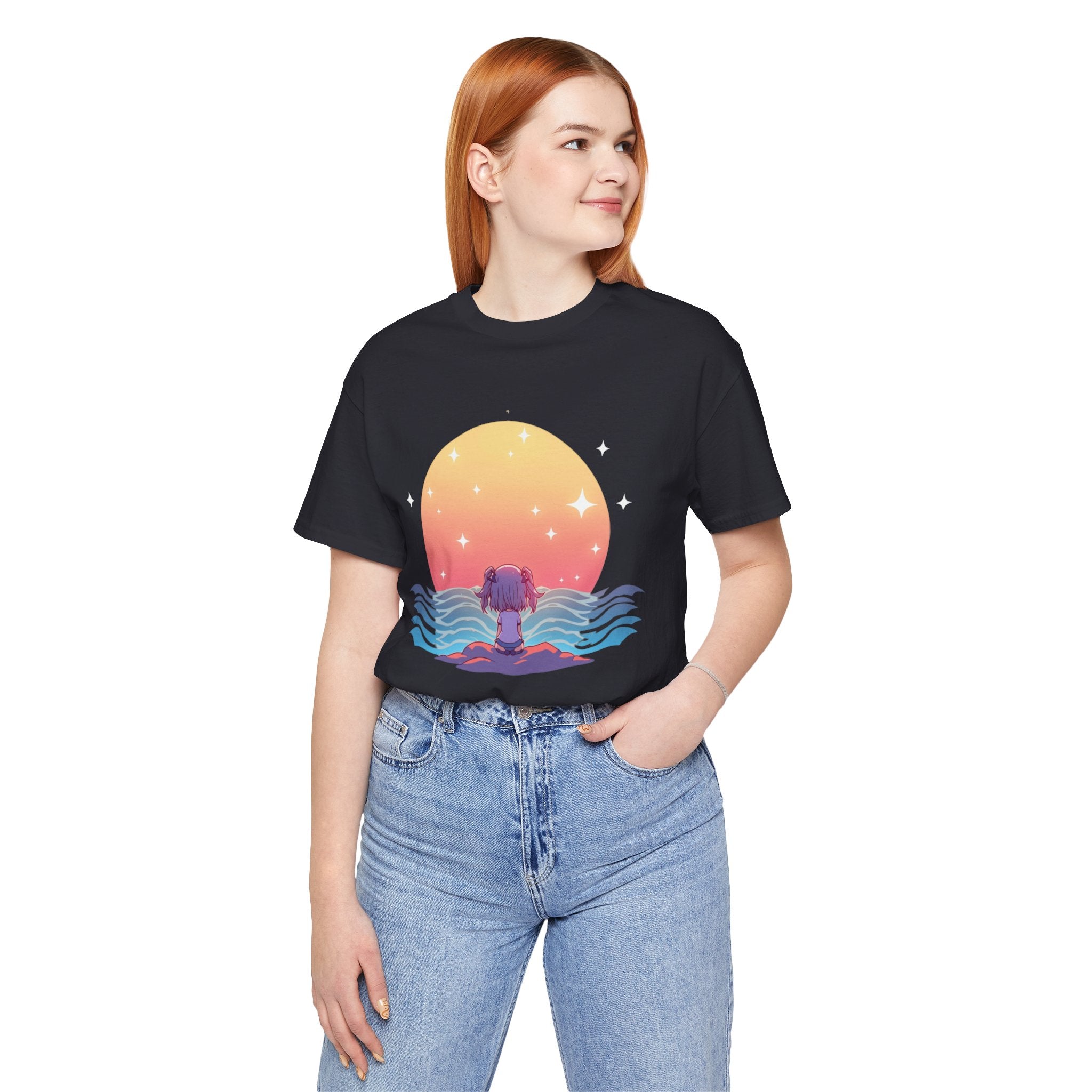 Moonie “Ocean Sun” Anime Tee