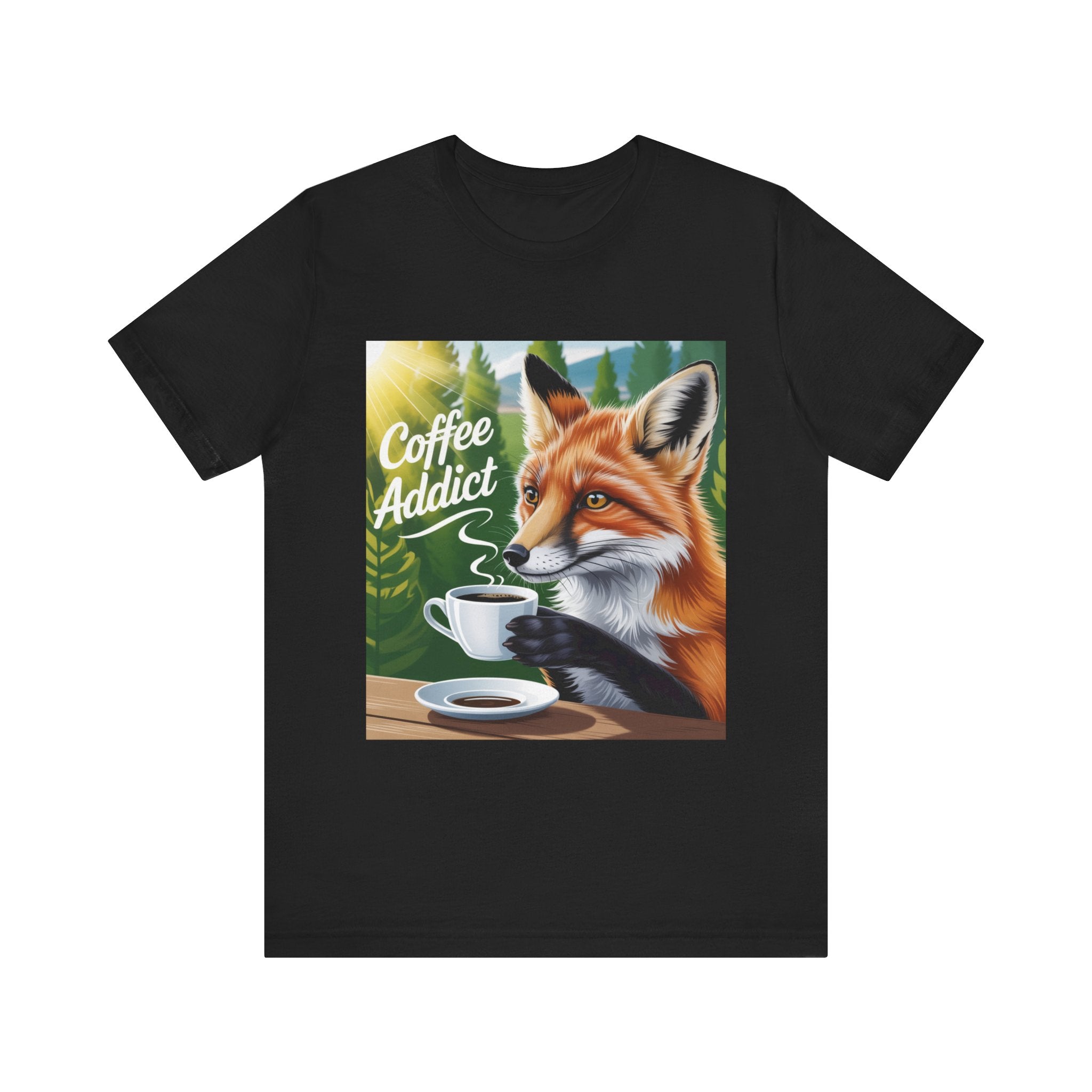 Moonie “Coffee Addict” Fox Tee