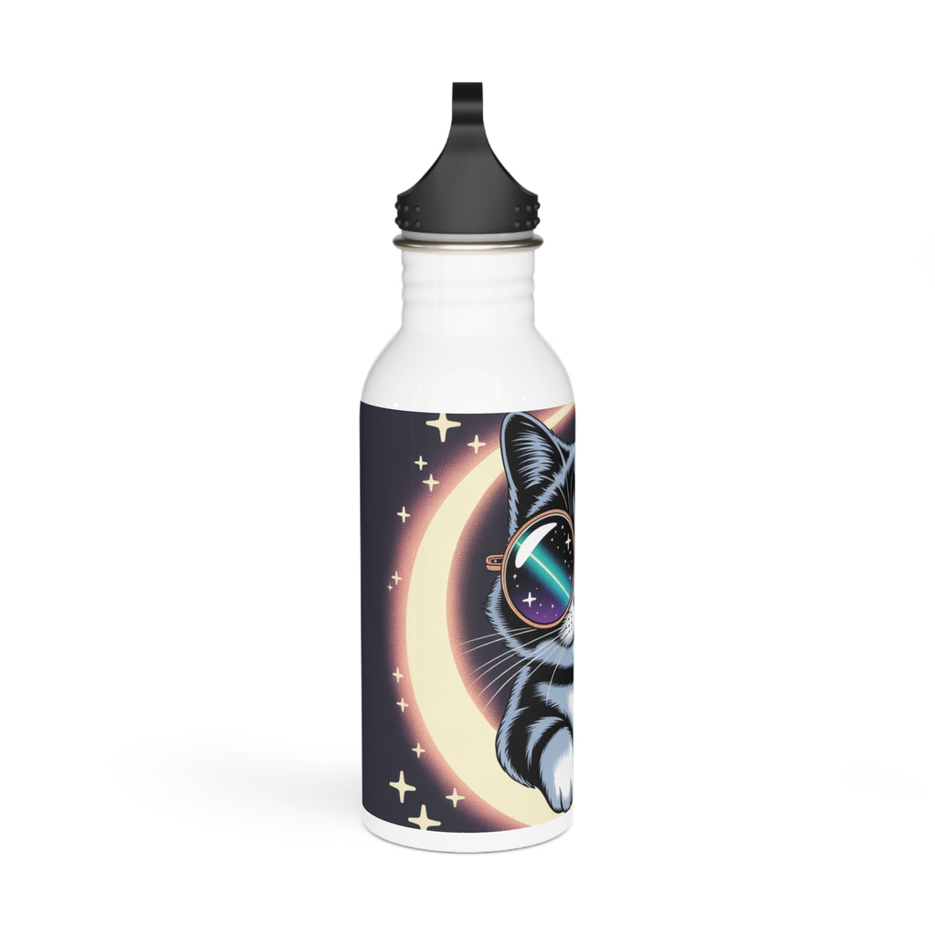 Cosmic Cat Stainless Steel Water Bottle