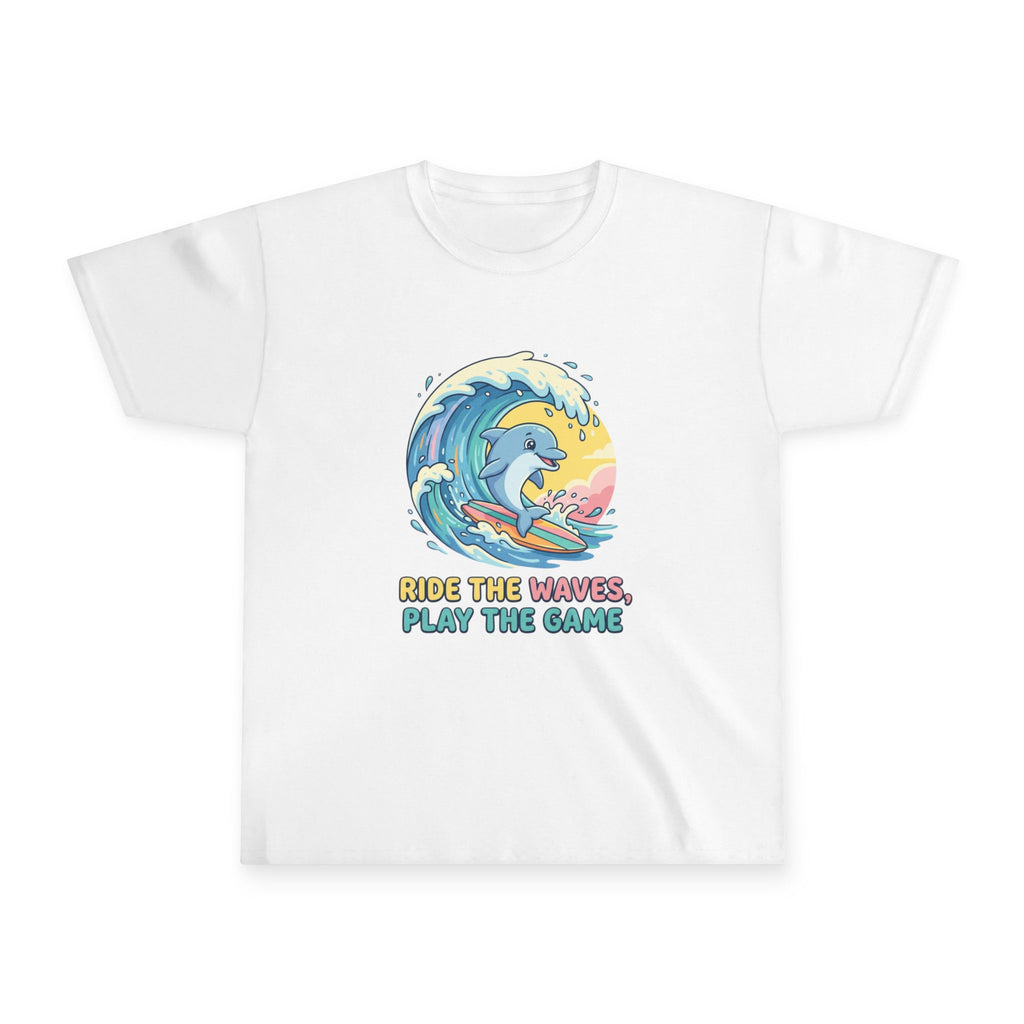 Wave Rider Dolphin Kids Tee – Adventure Edition