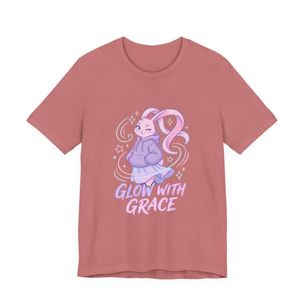 Glow With Grace Bunny Women’s Tee – Radiant Edition