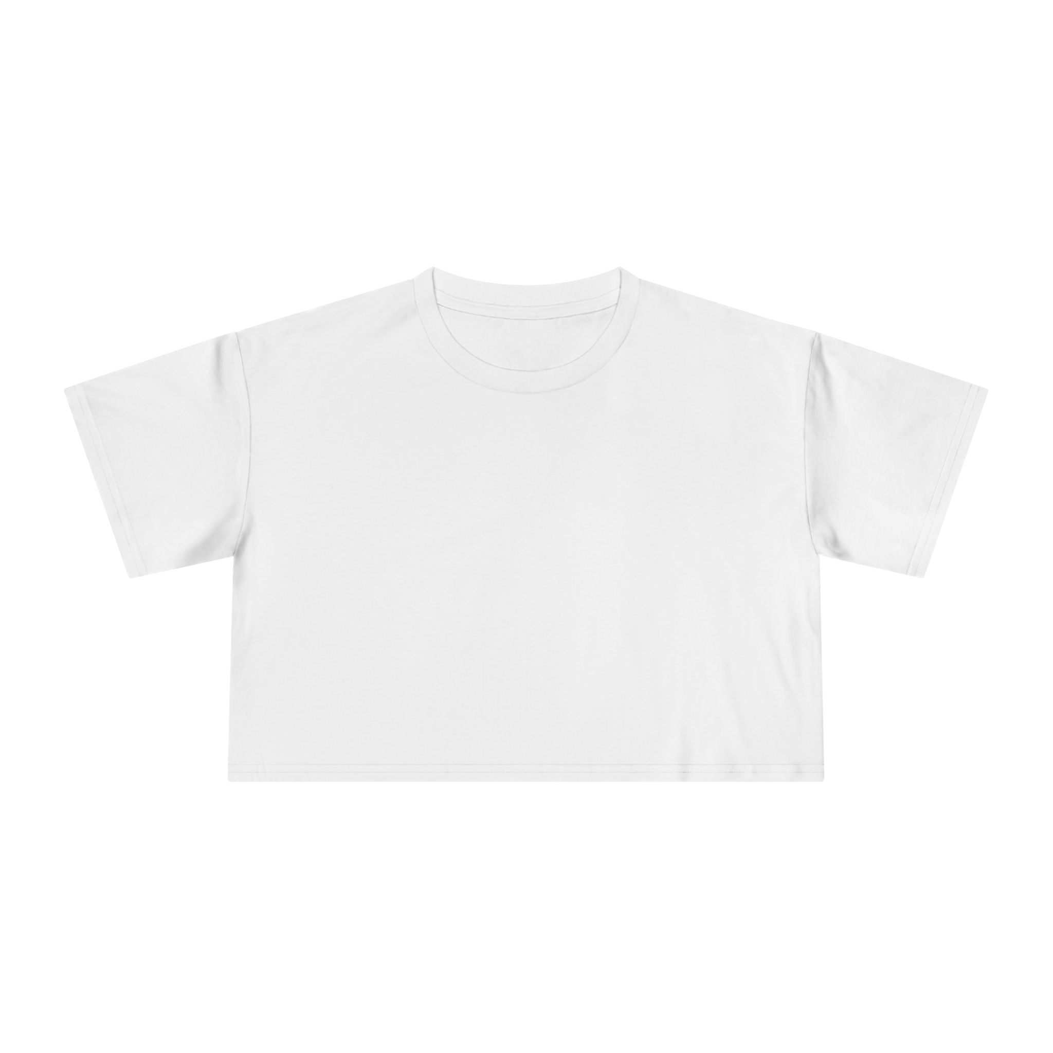 Women’s Crop Tee – Solid Elegance