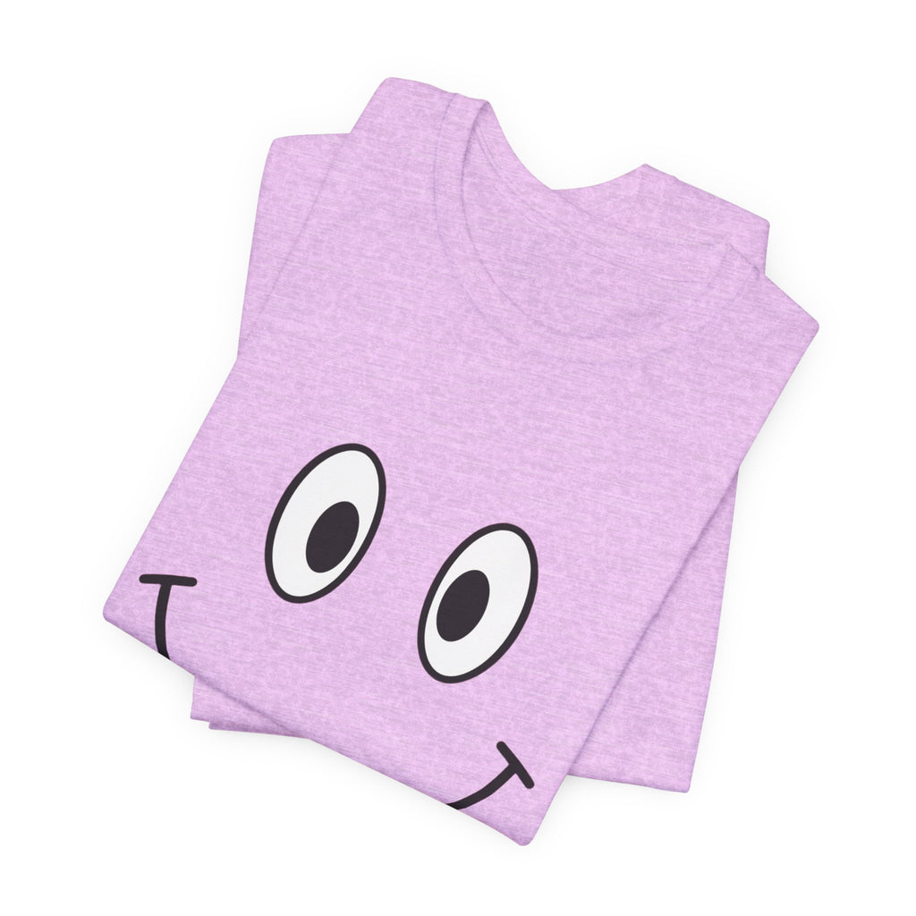 Unisex Jersey Short Sleeve Tee | Smile — a shirt that radiates positivity.