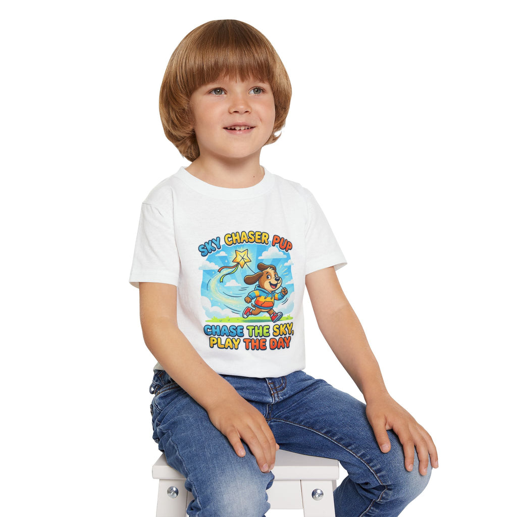Sky Chaser Pup Kids Tee – Play the Day