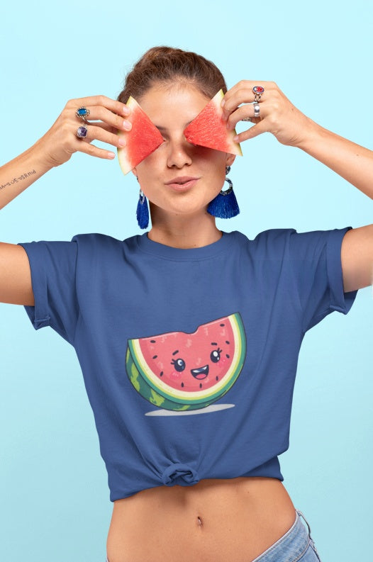 Watermelon Radiance Tee – Fresh Bloom Edition
