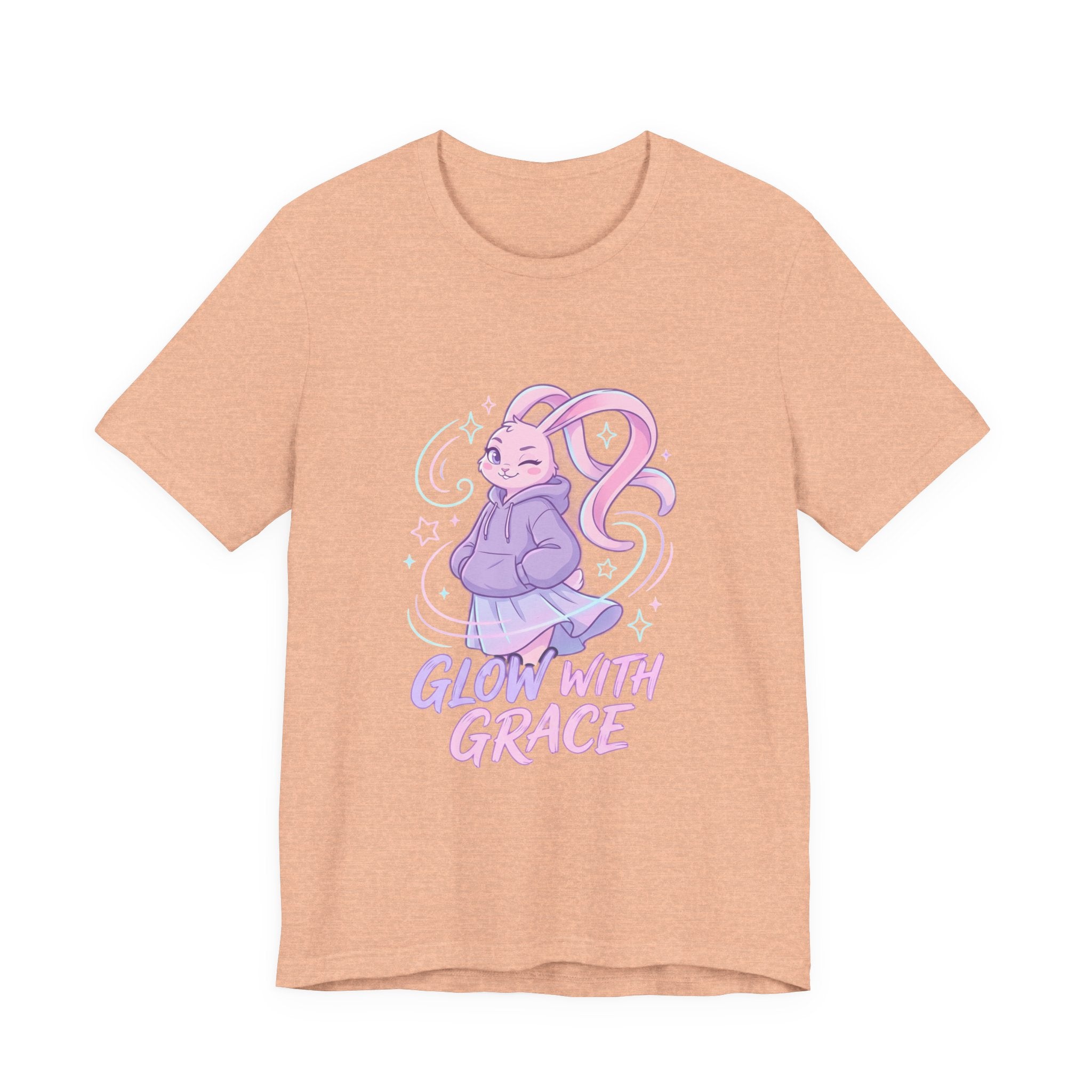 Glow With Grace Bunny Women’s Tee – Radiant Edition