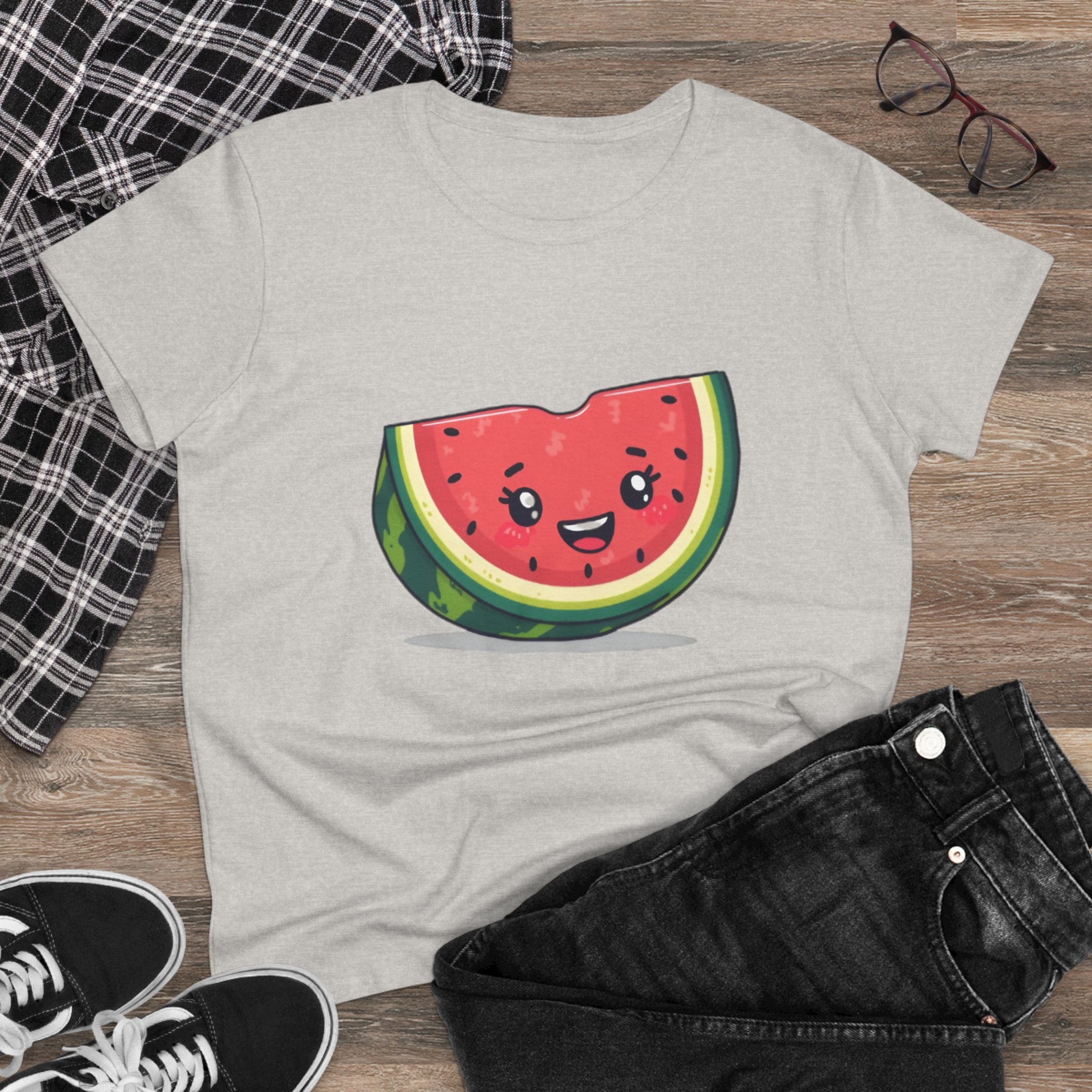 Watermelon Radiance Tee – Fresh Bloom Edition