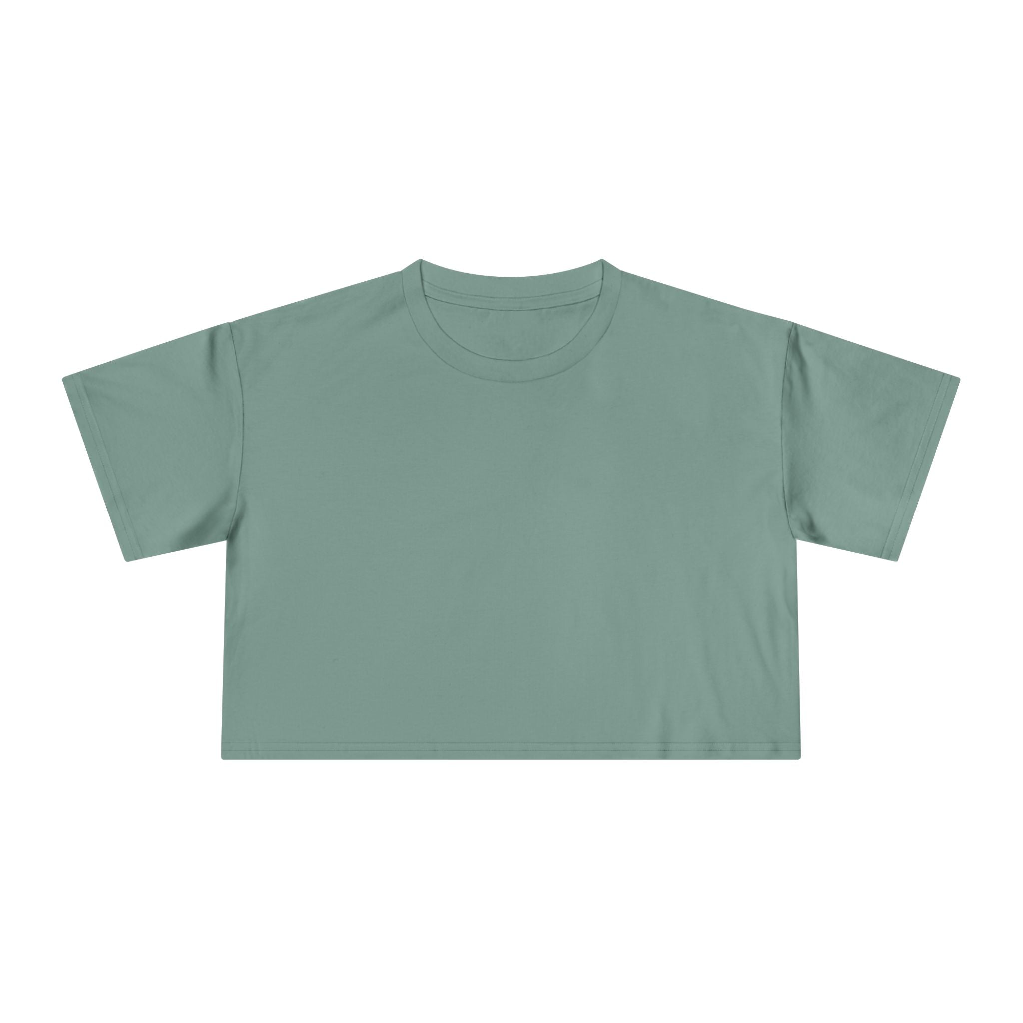 Women’s Crop Tee – Solid Elegance