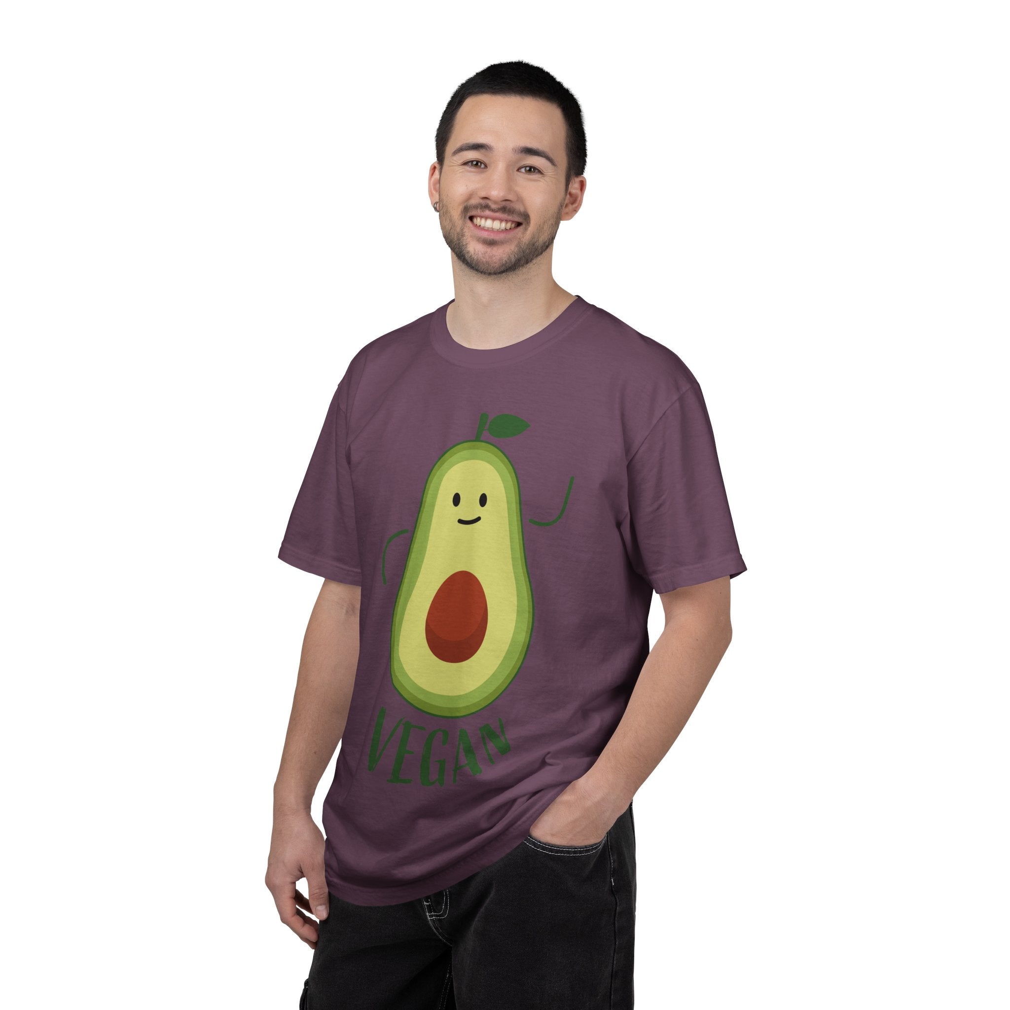 Avocado Anime Unisex T‑Shirt – Vegan Cotton, Relaxed Fit