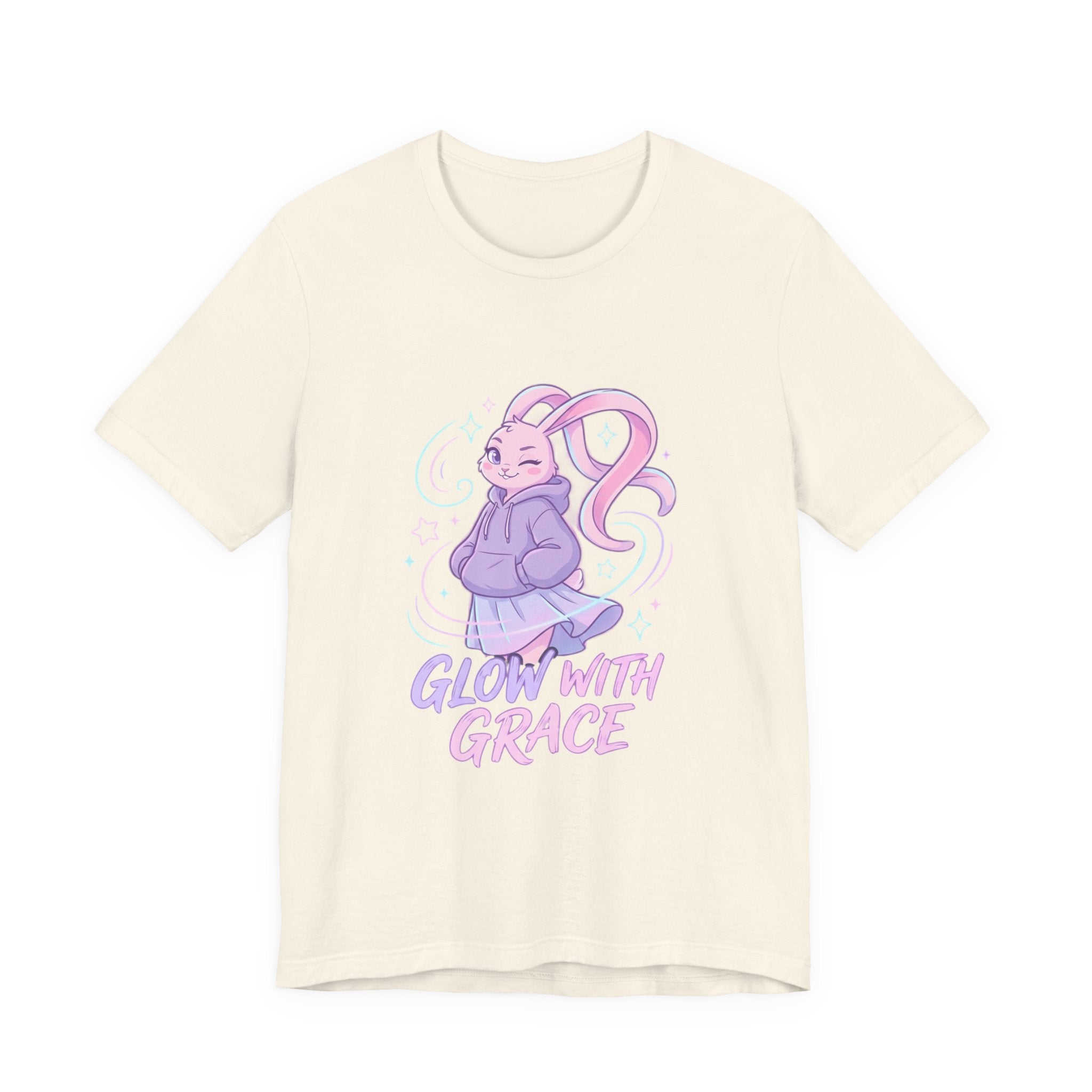 Glow With Grace Bunny Women’s Tee – Radiant Edition