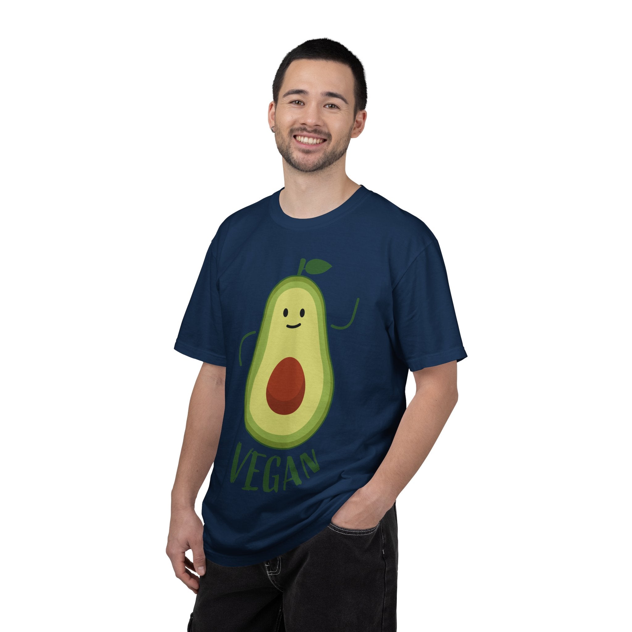 Avocado Anime Unisex T‑Shirt – Vegan Cotton, Relaxed Fit