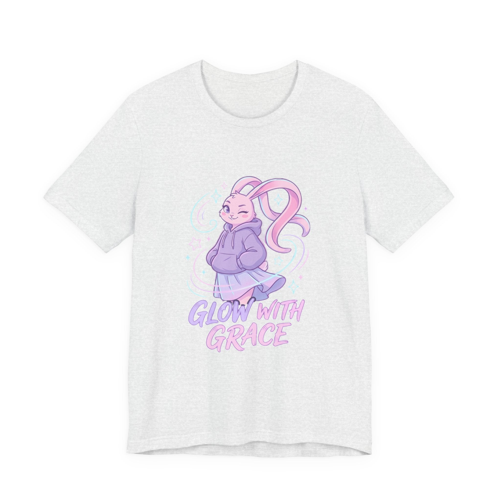 Glow With Grace Bunny Women’s Tee – Radiant Edition