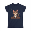 Women's Softstyle Midnight Coffee Cat Tee – Dream Edition