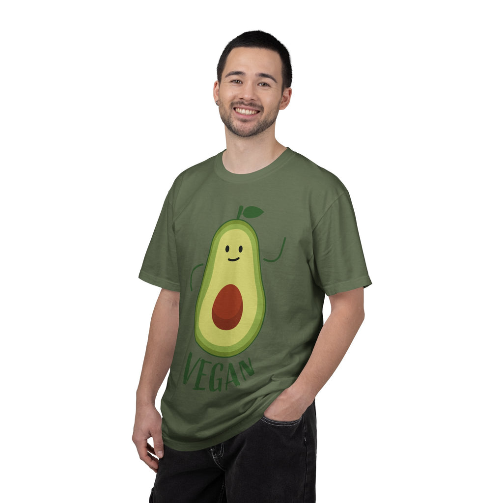 Avocado Anime Unisex T‑Shirt – Vegan Cotton, Relaxed Fit