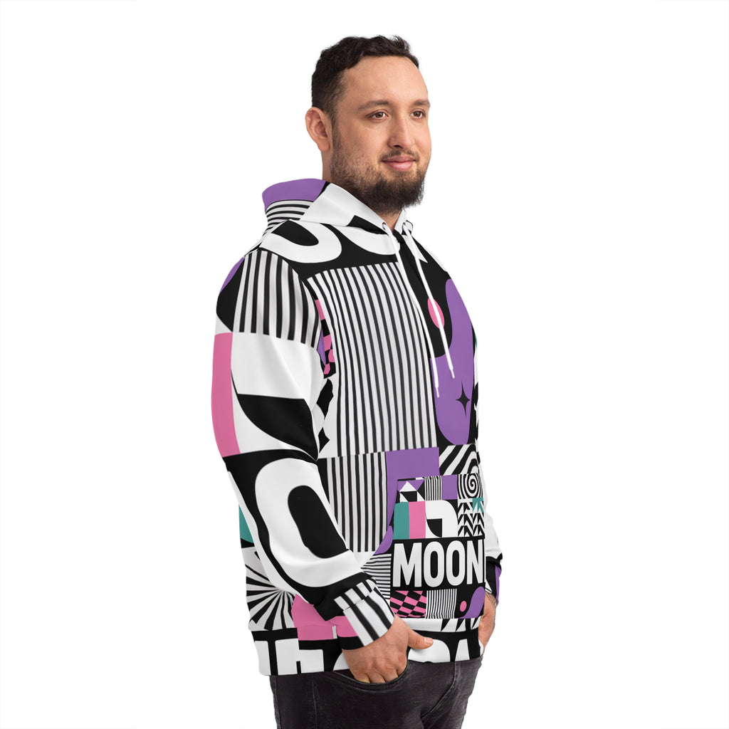 Moonie Illusion Fashion Hoodie — Stylish Graphics