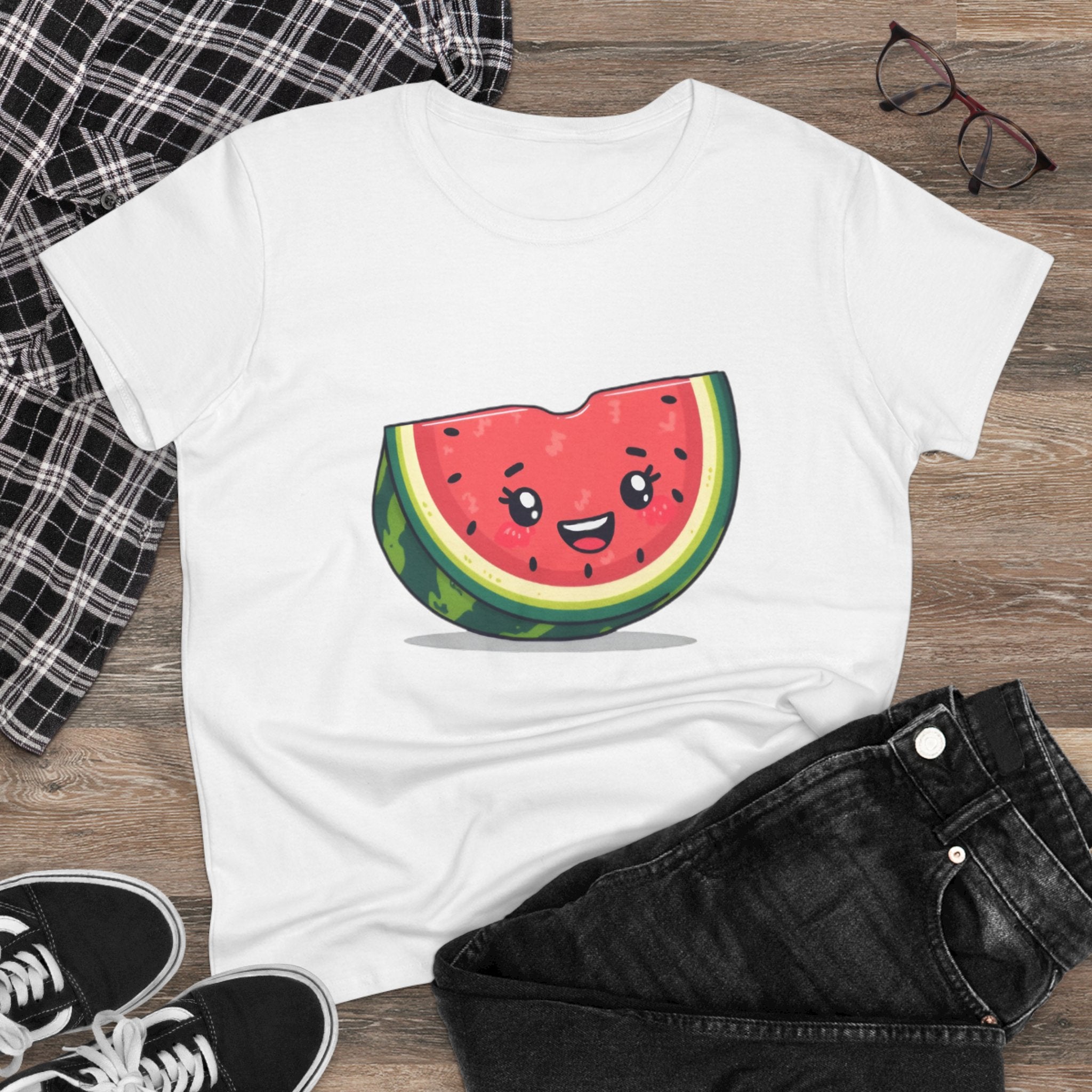 Watermelon Radiance Tee – Fresh Bloom Edition
