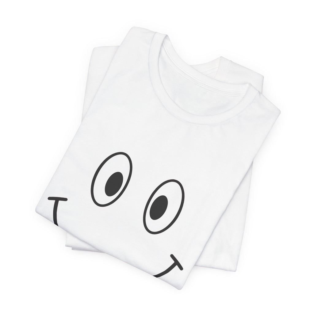Unisex Jersey Short Sleeve Tee | Smile — a shirt that radiates positivity.