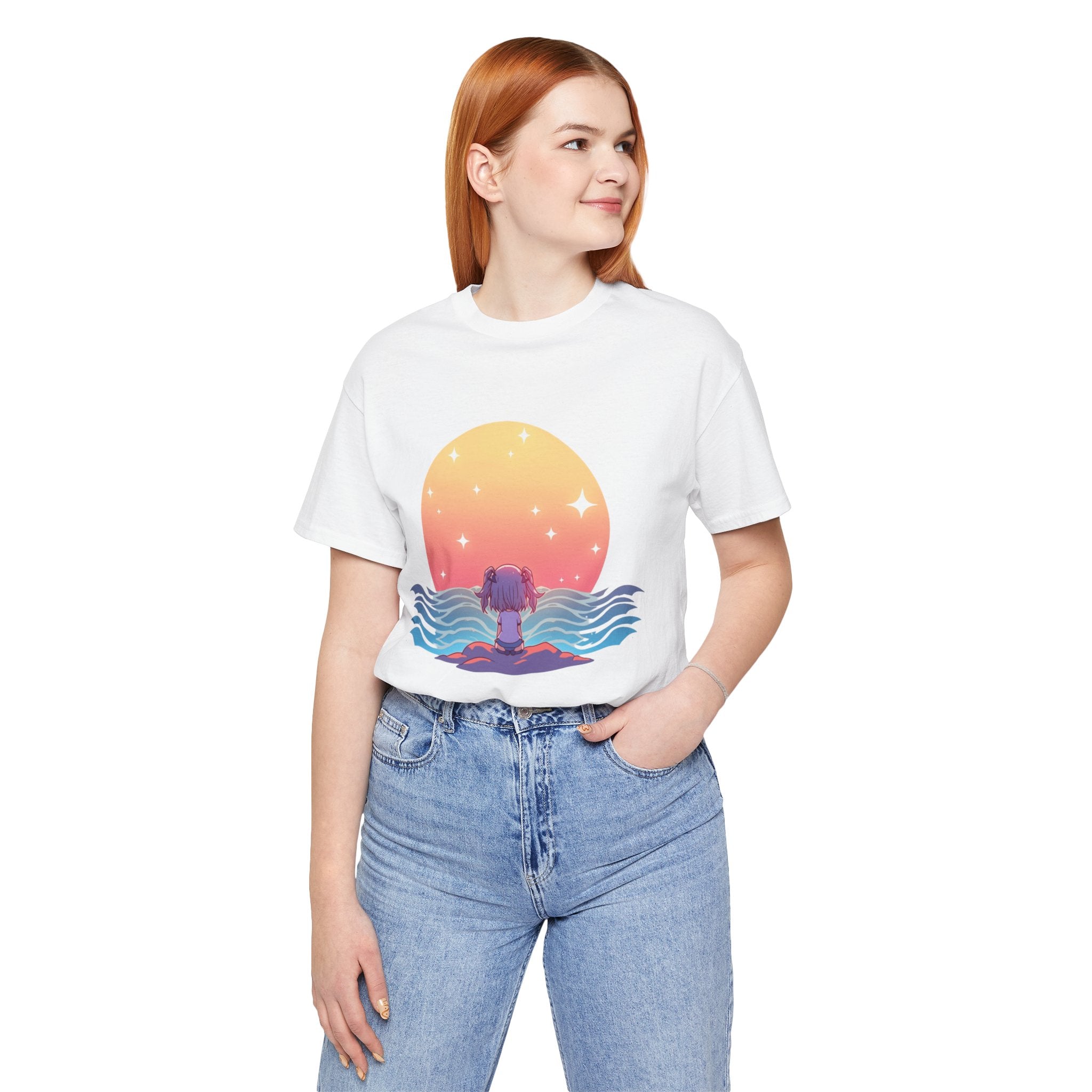 Moonie “Ocean Sun” Anime Tee