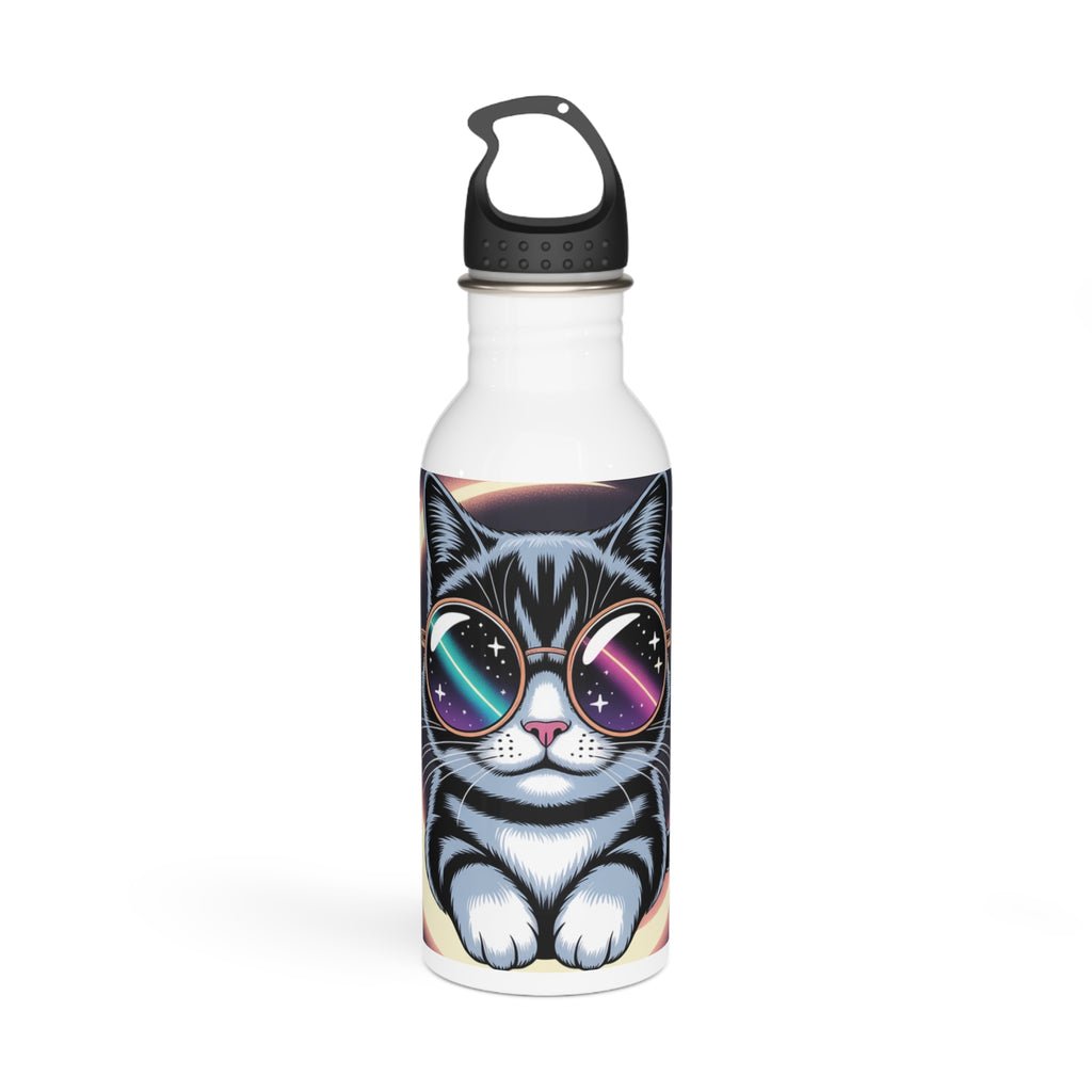 Cosmic Cat Stainless Steel Water Bottle